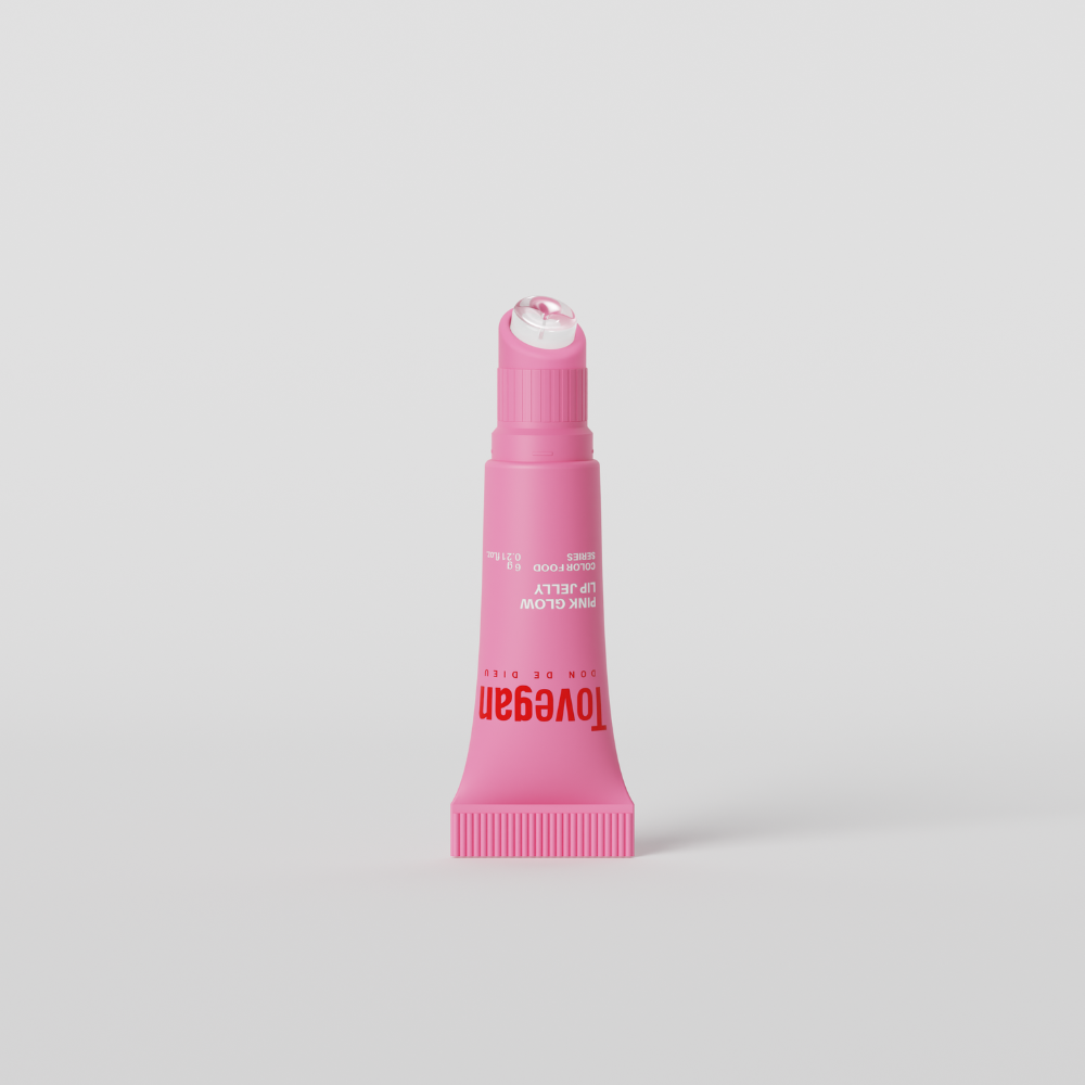 Tovegan Color Food Series Pink Glow Lip Jelly