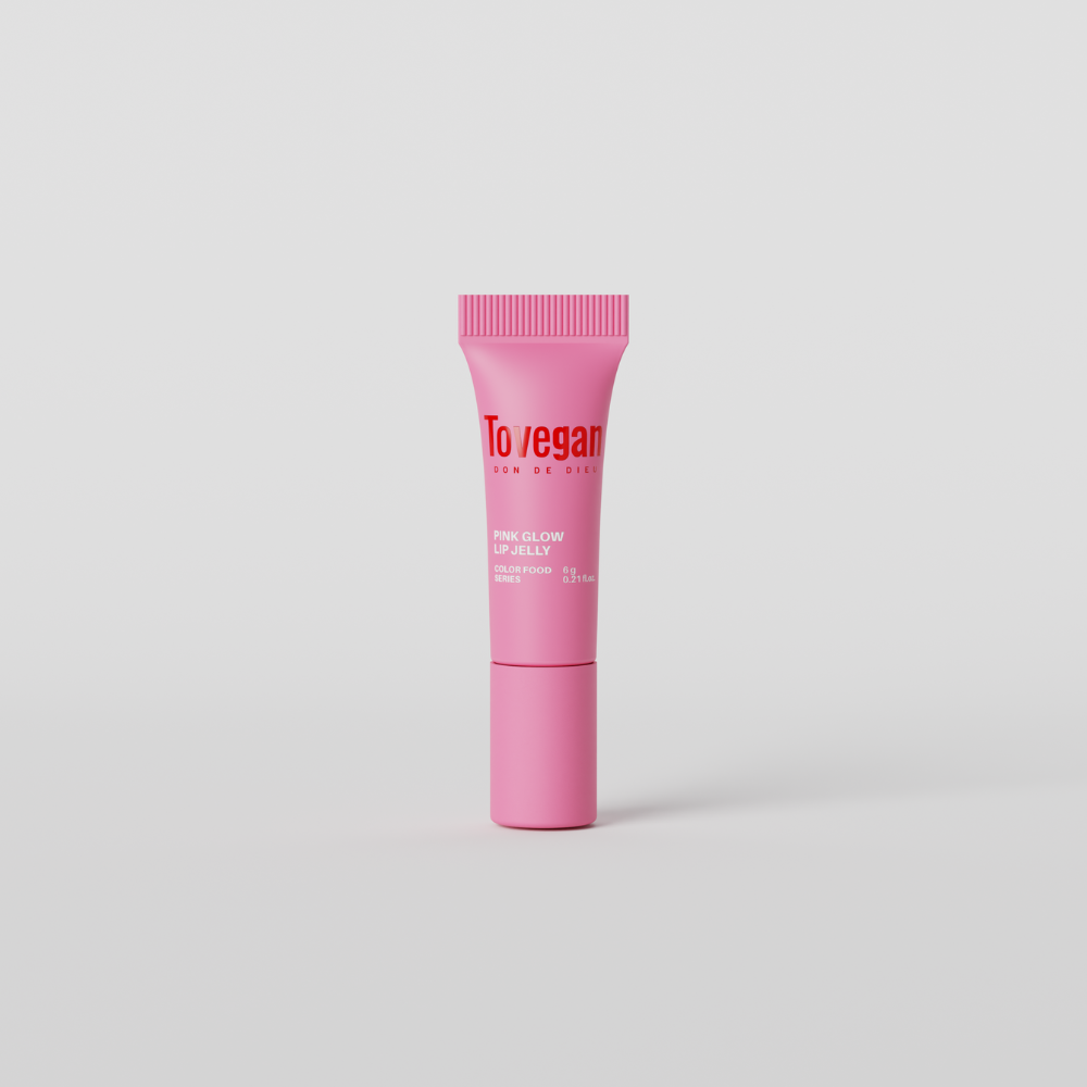 Tovegan Color Food Series Pink Glow Lip Jelly