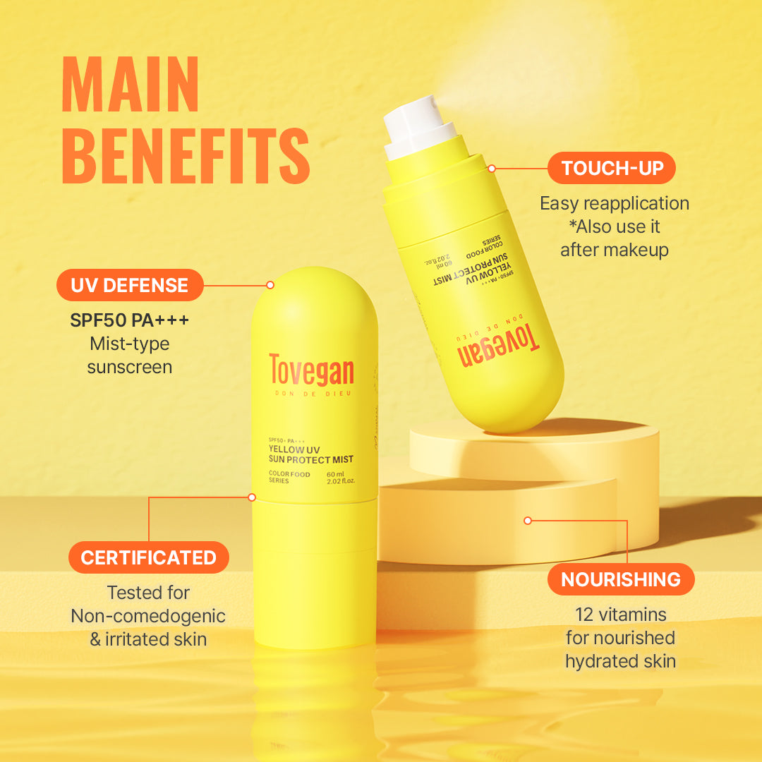 Yellow UV Sun Protect Mist SPF50+ Pa+++